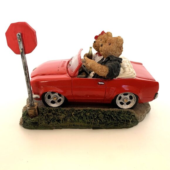 2007 Coca-Cola Boyds Bears Susan & Ronald Sunday Drive Figurine 919988 1st Ed - Picture 4 of 12